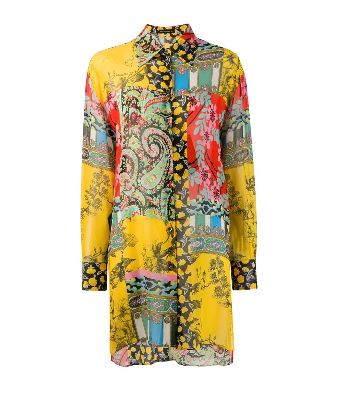 ETRO Мульти шелковая рубашка, фото 8