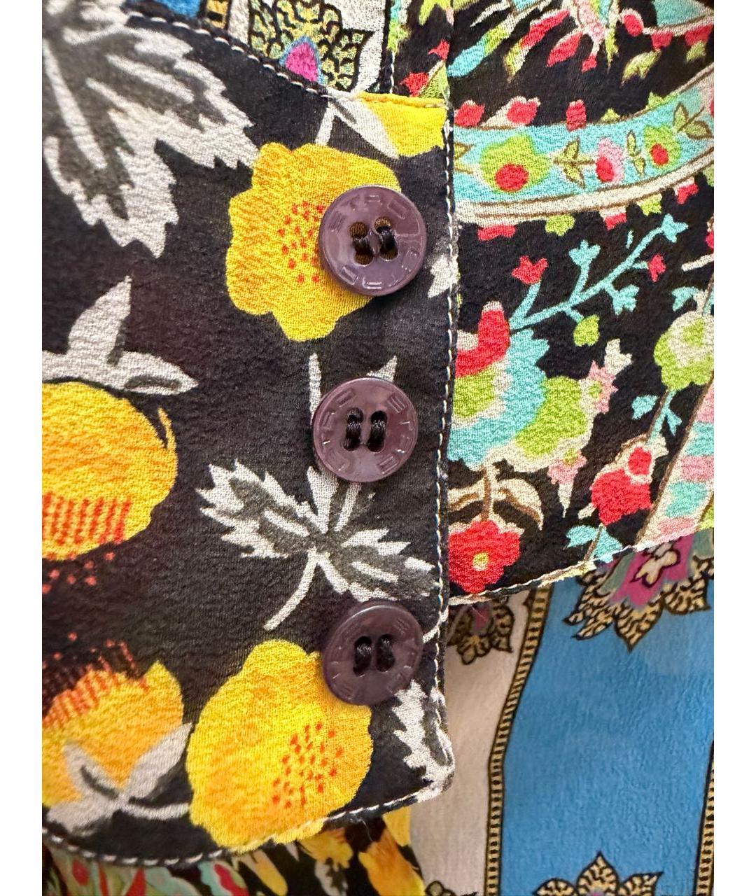 ETRO Мульти шелковая рубашка, фото 4