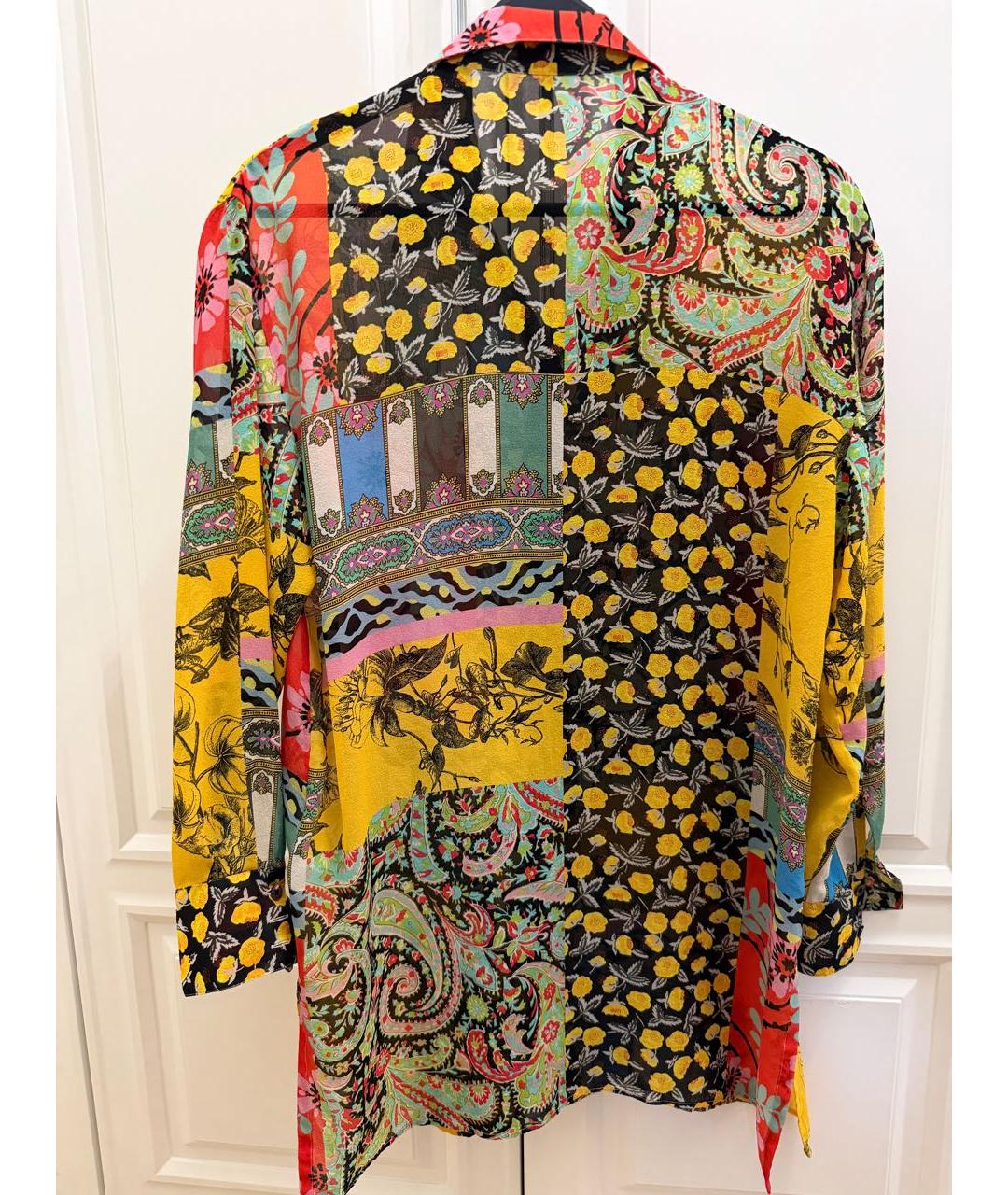 ETRO Мульти шелковая рубашка, фото 2