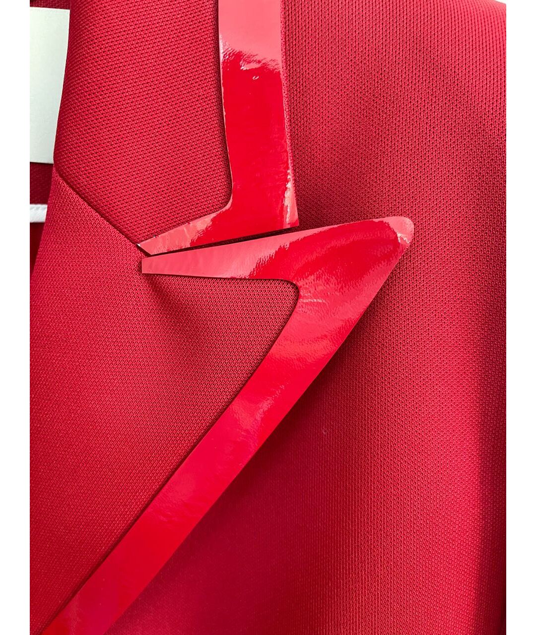 FENDI Красный полиэстеровый жакет/пиджак, фото 3