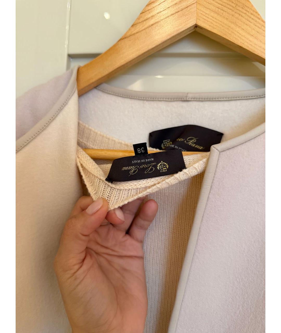 LORO PIANA Бежевый костюм с брюками, фото 7