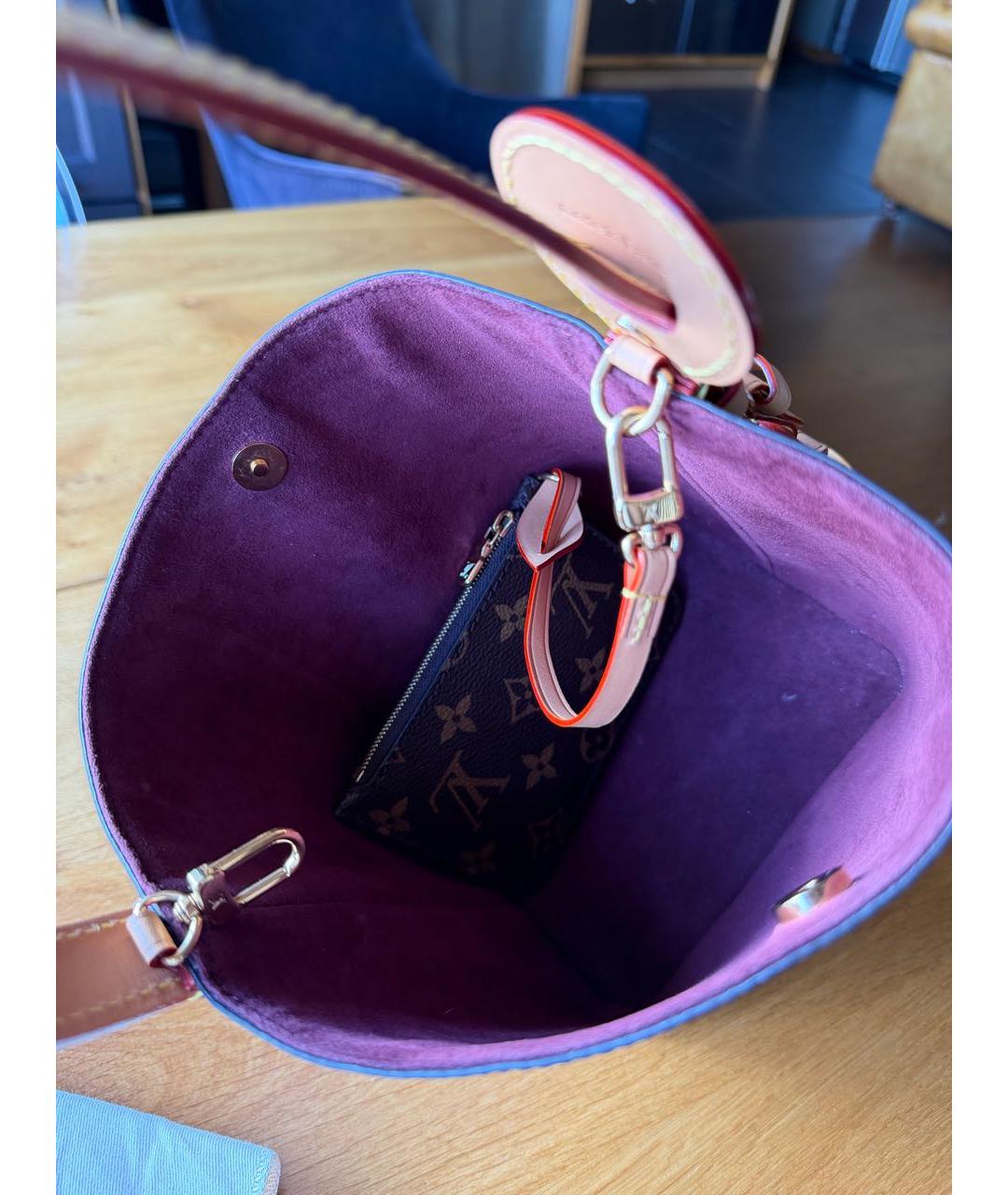 LOUIS VUITTON Мульти кожаная сумка с короткими ручками, фото 4