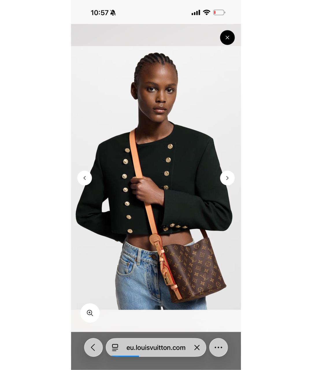 LOUIS VUITTON Мульти кожаная сумка с короткими ручками, фото 8