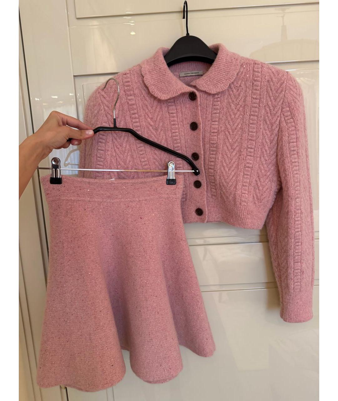 ULYANA SERGEENKO Розовый костюм с юбками, фото 6