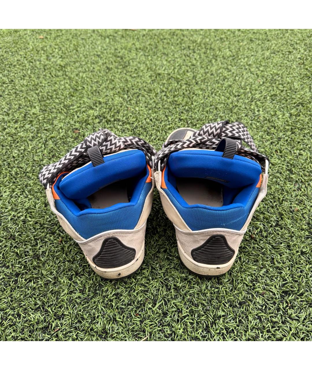 LANVIN Мульти замшевые низкие кроссовки / кеды, фото 3