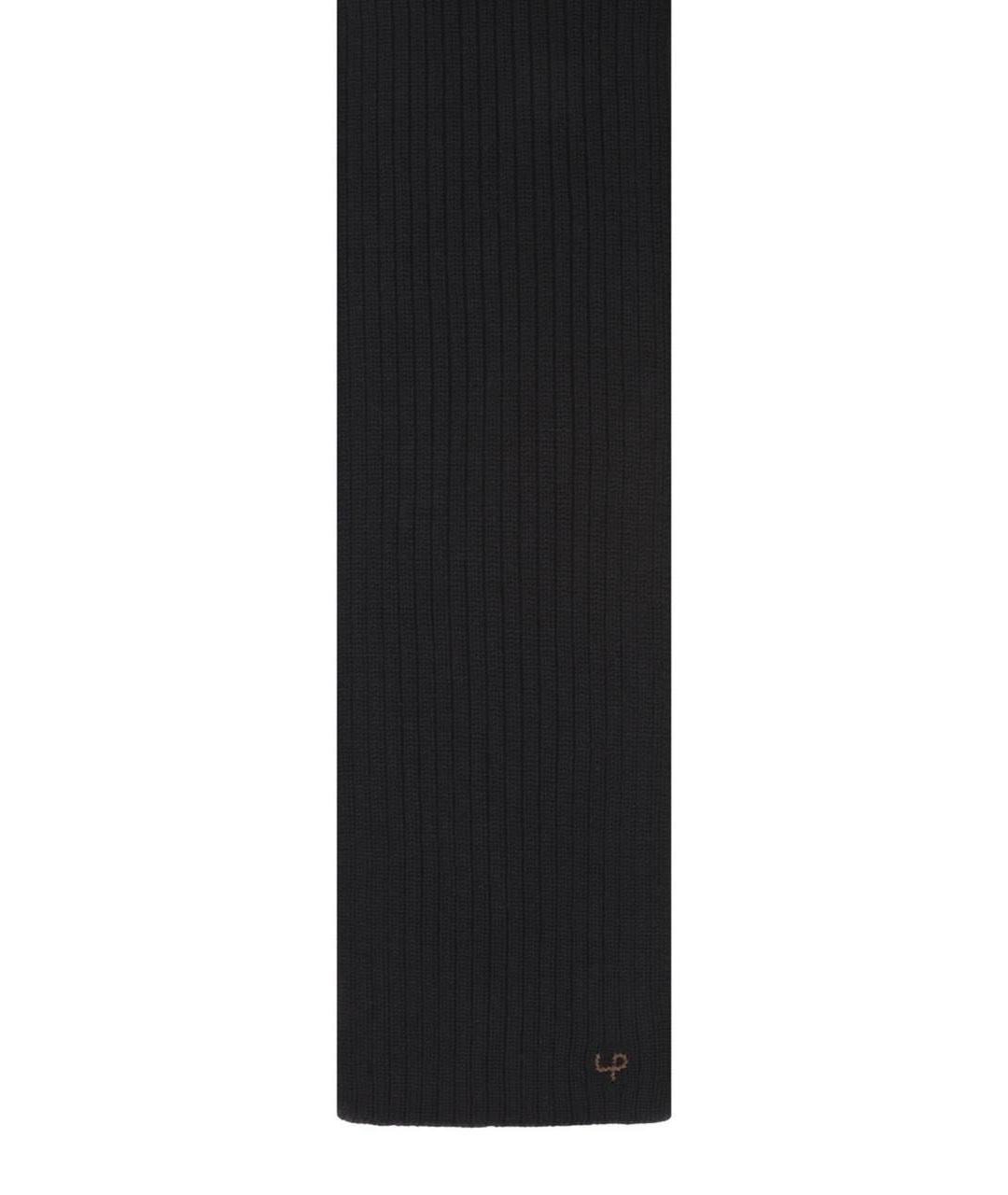 LORO PIANA Темно-синий кашемировый шарф, фото 2