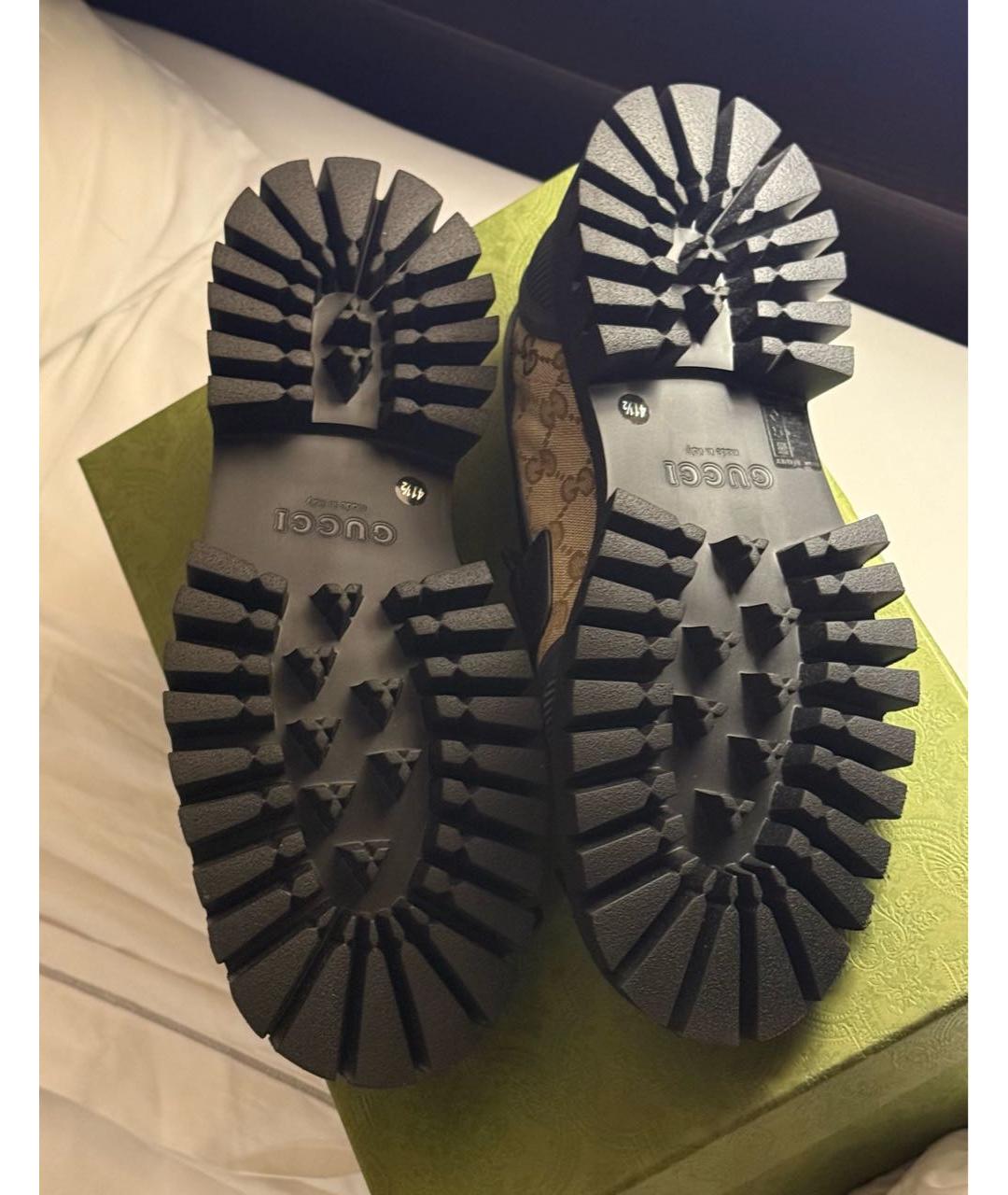 GUCCI Бежевые лоферы, фото 5