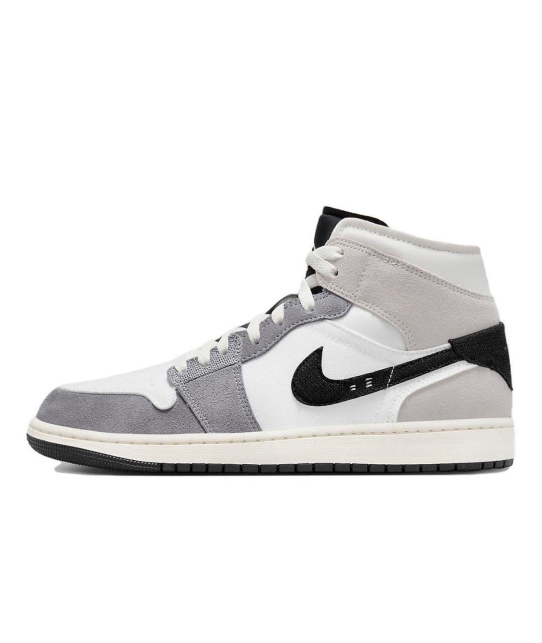 JORDAN Белые текстильные кеды, фото 7