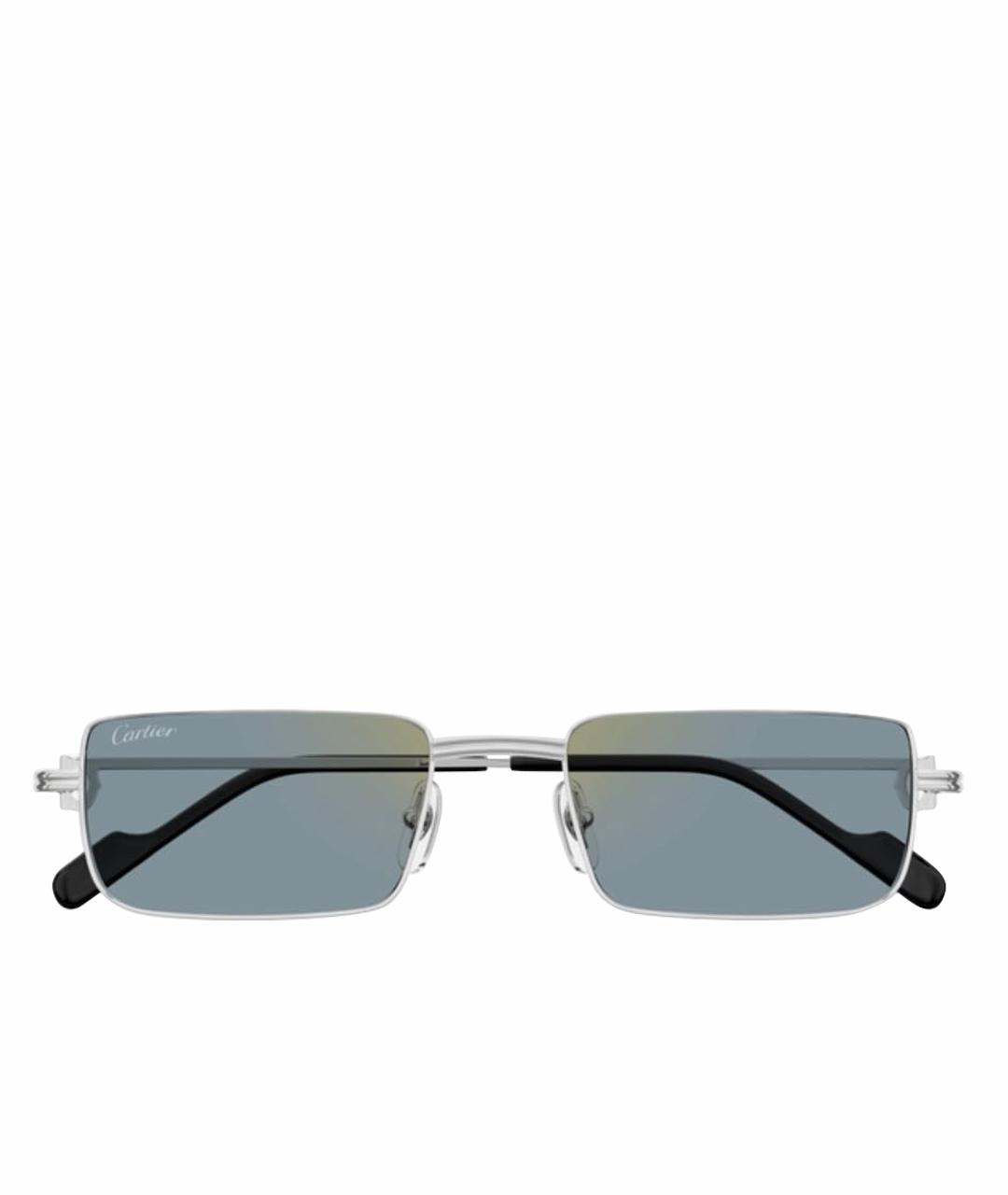 CARTIER Серебряные металлические солнцезащитные очки, фото 1