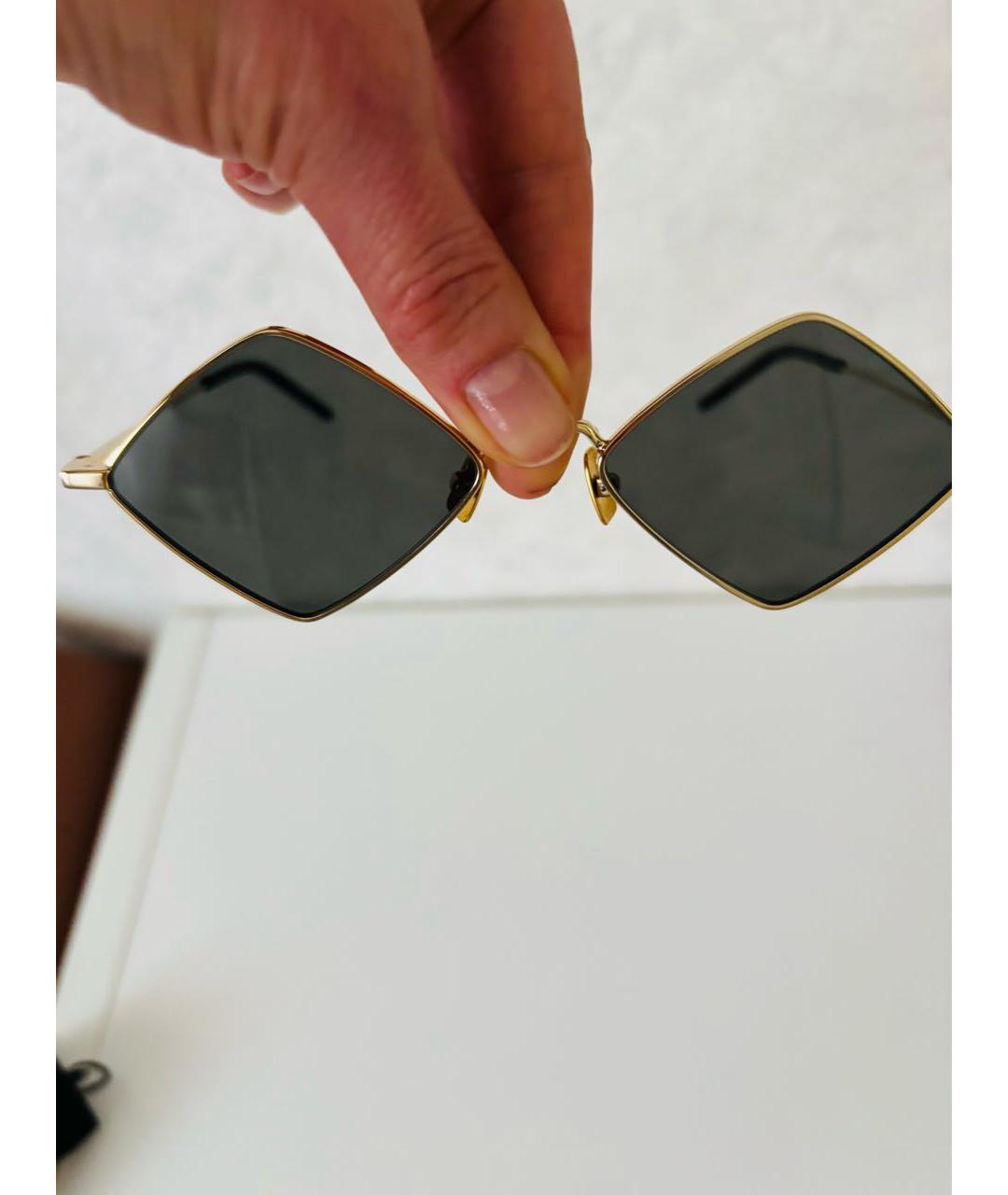 SAINT LAURENT Черные солнцезащитные очки, фото 5