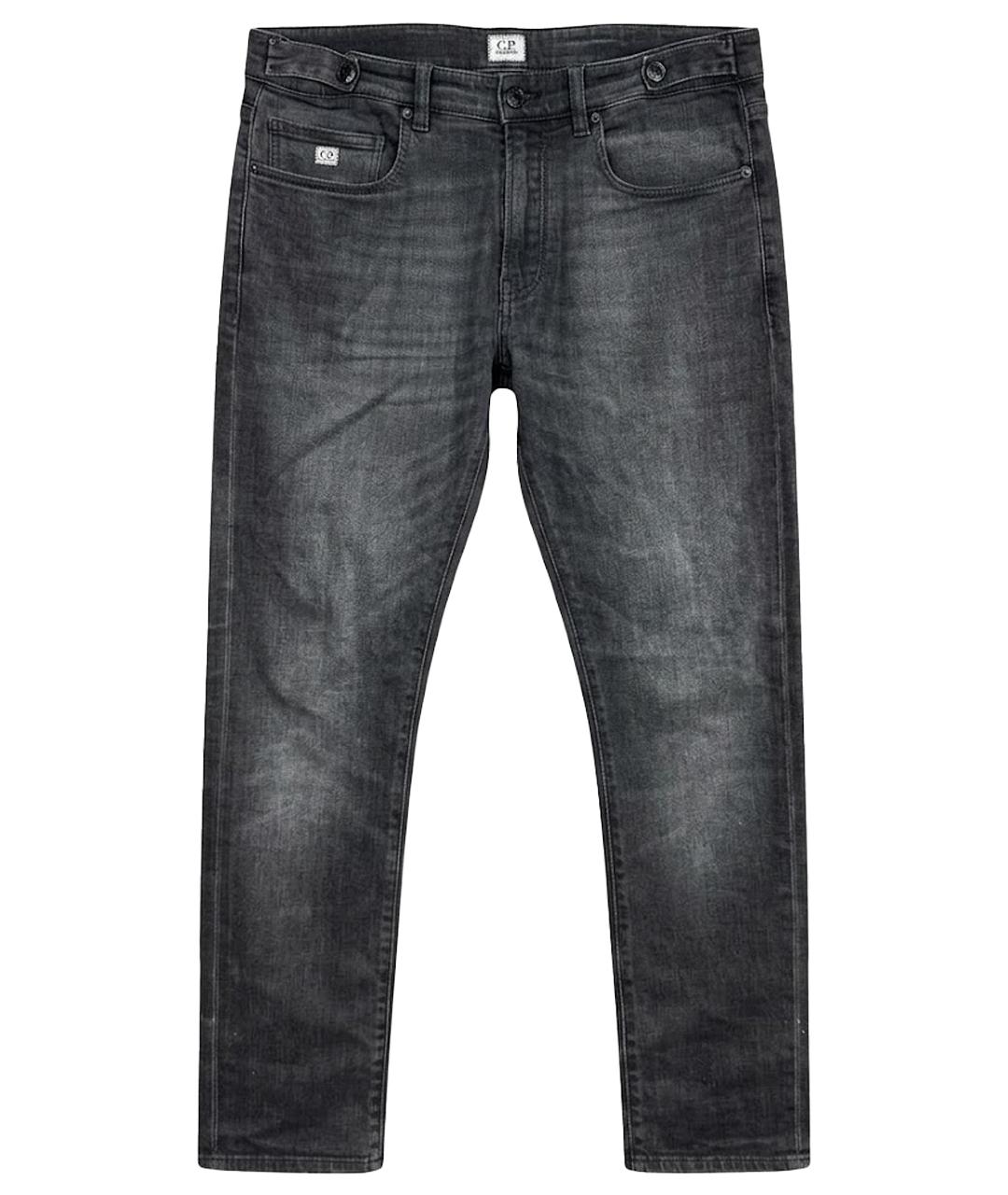 CP COMPANY Серые хлопковые прямые джинсы, фото 1