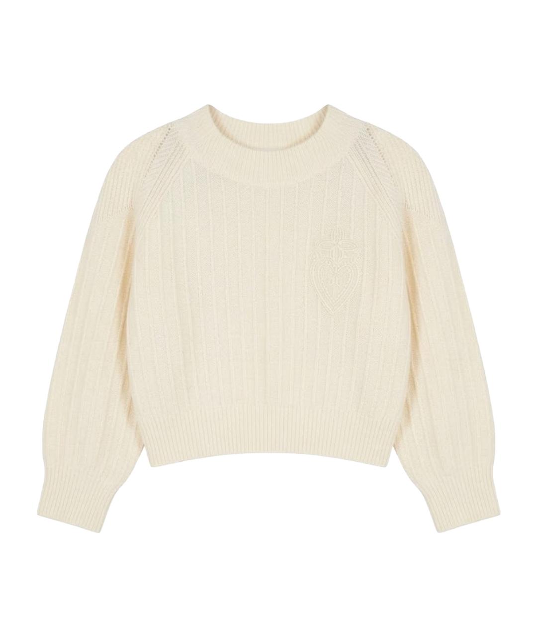 ULYANA SERGEENKO Бежевый джемпер / свитер, фото 1