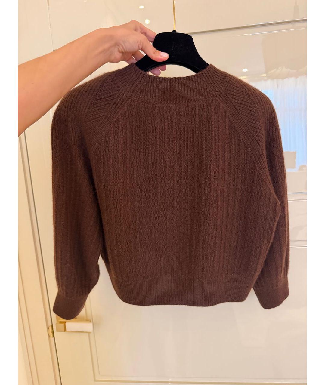 ULYANA SERGEENKO Коричневый джемпер / свитер, фото 2