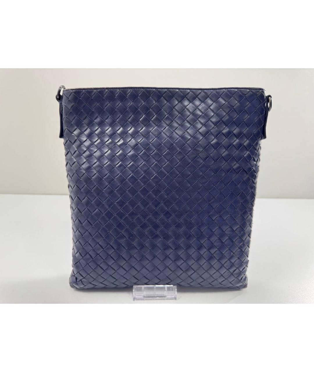 BOTTEGA VENETA Фиолетовая кожаная сумка на плечо, фото 2