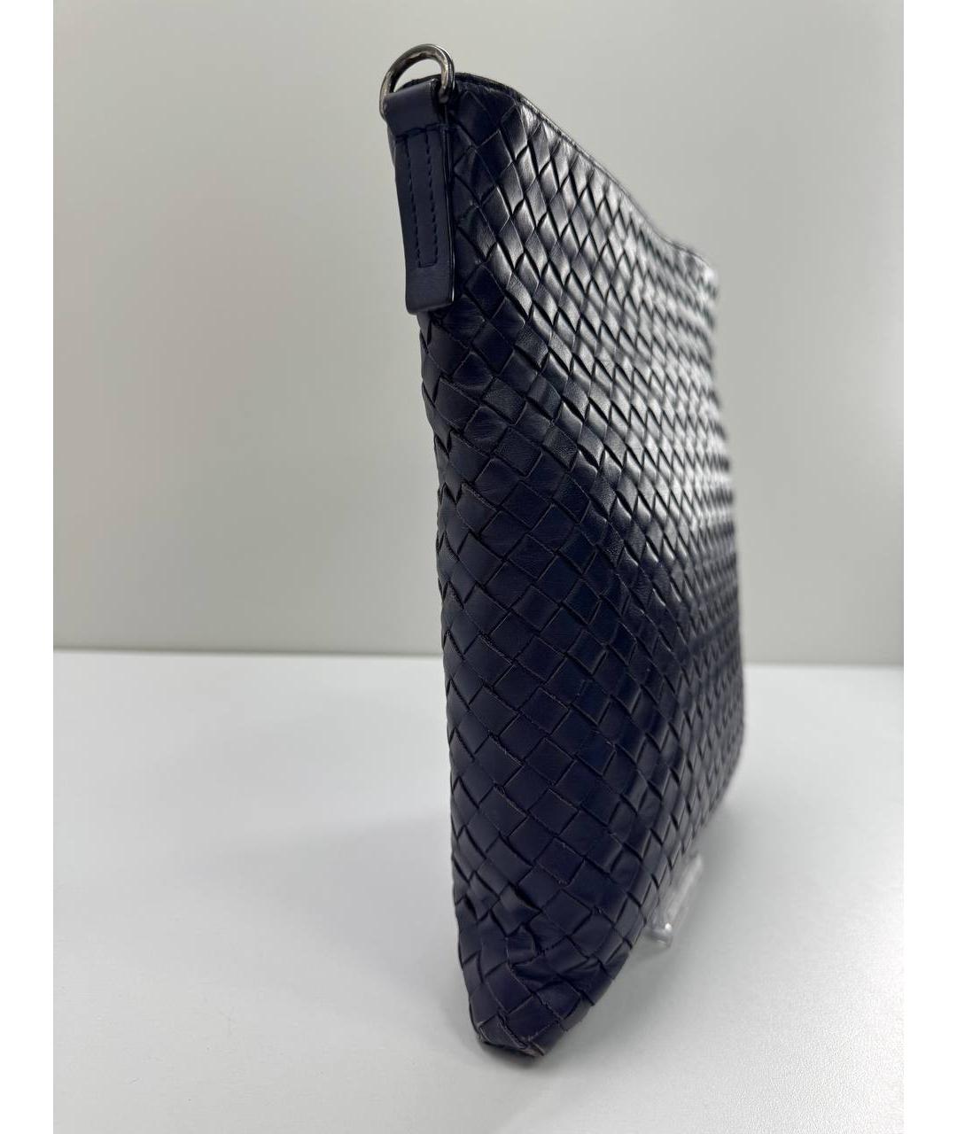 BOTTEGA VENETA Фиолетовая кожаная сумка на плечо, фото 6