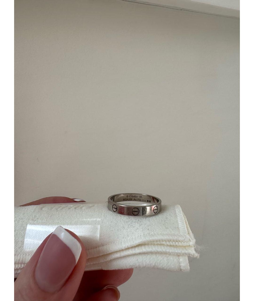 CARTIER Серебряное кольцо из белого золота, фото 4