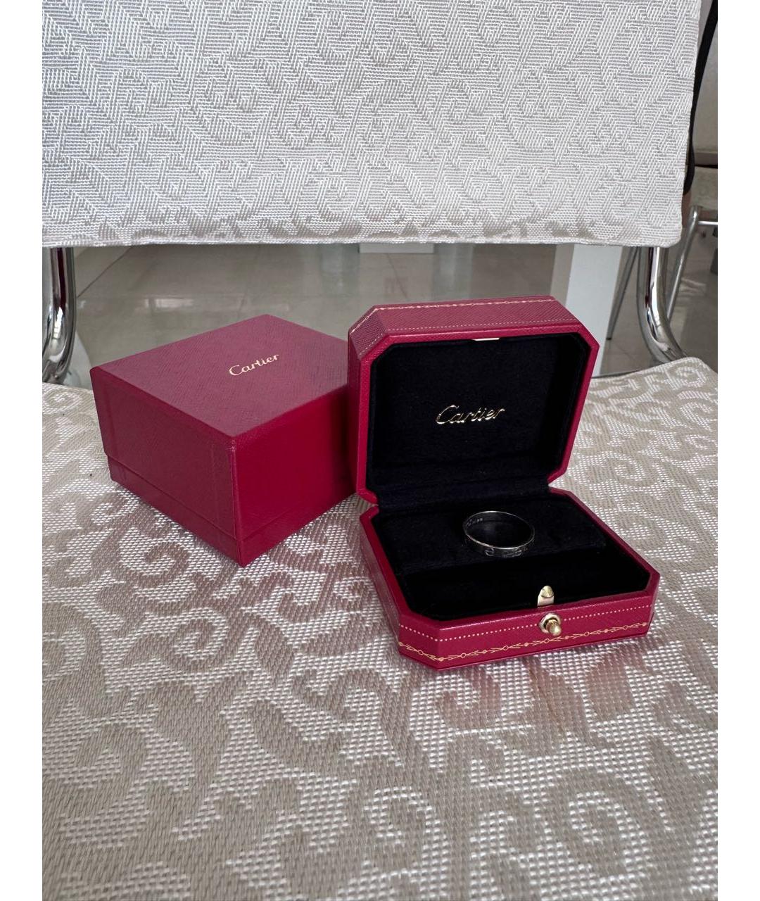 CARTIER Серебряное кольцо из белого золота, фото 2