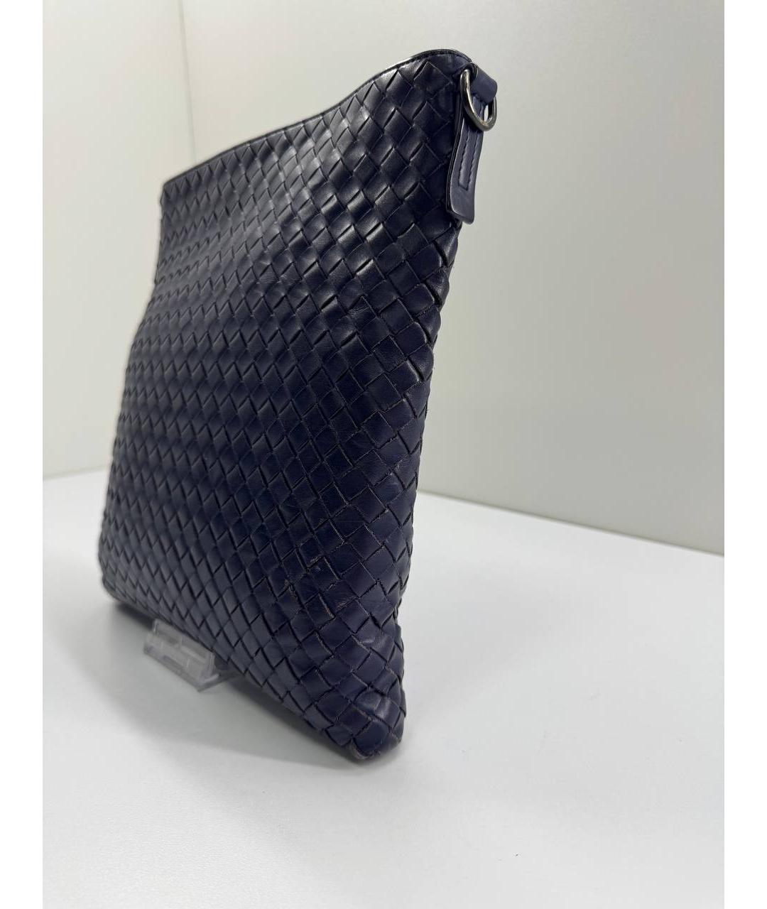 BOTTEGA VENETA Фиолетовая кожаная сумка тоут, фото 5