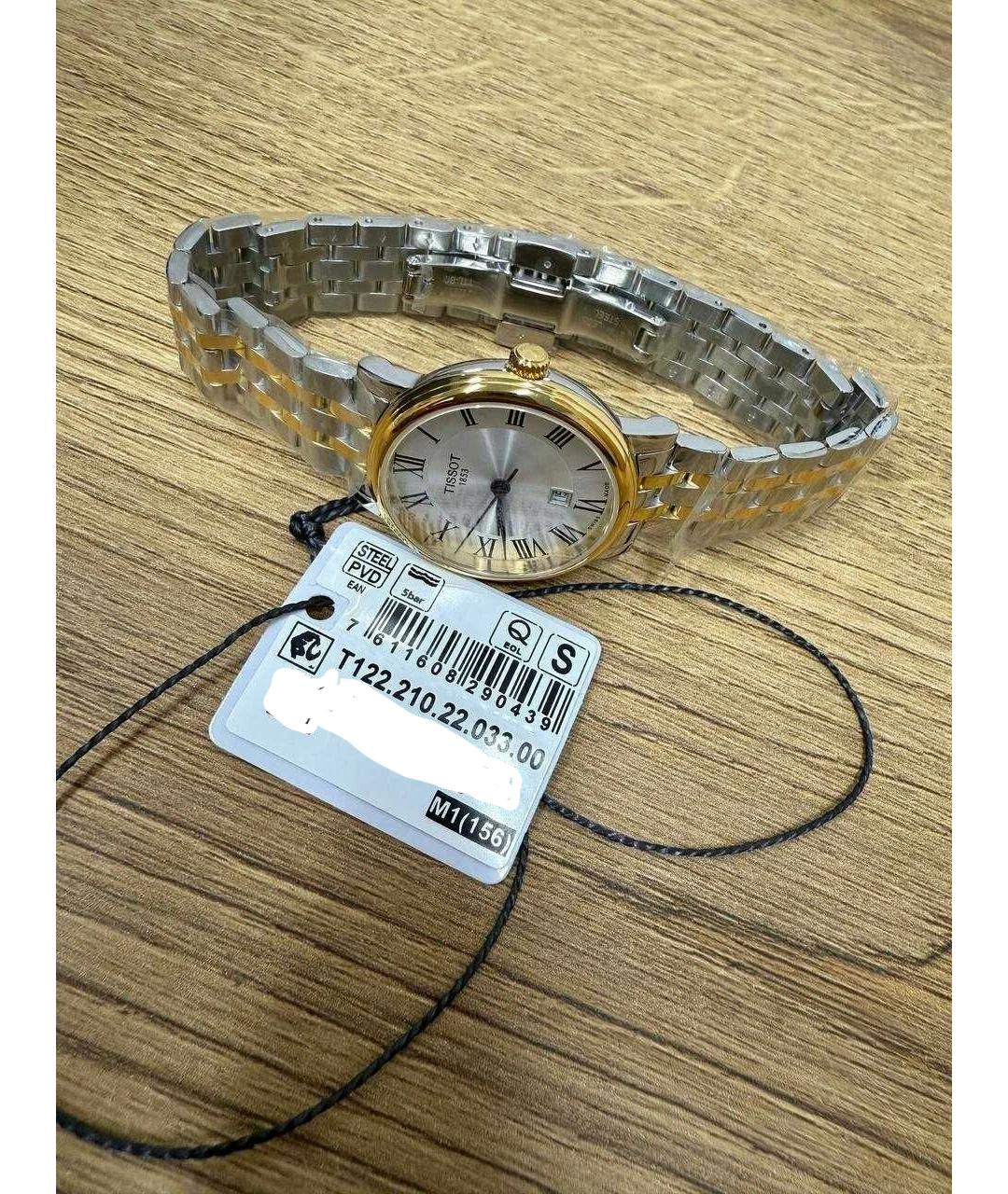 TISSOT Серебряные металлические часы, фото 5