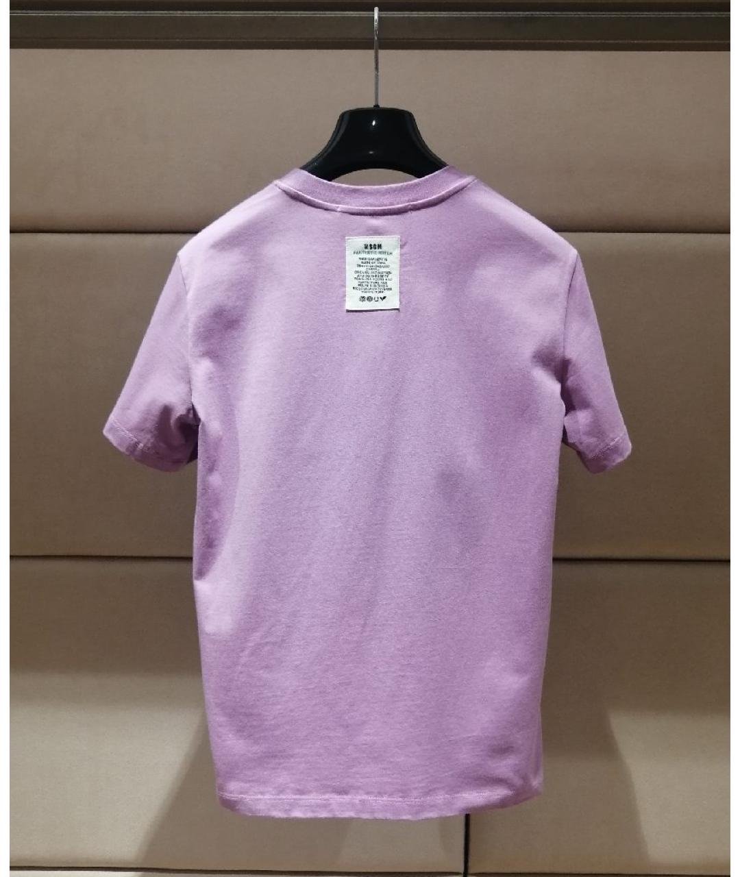 MSGM Фиолетовая футболка, фото 2