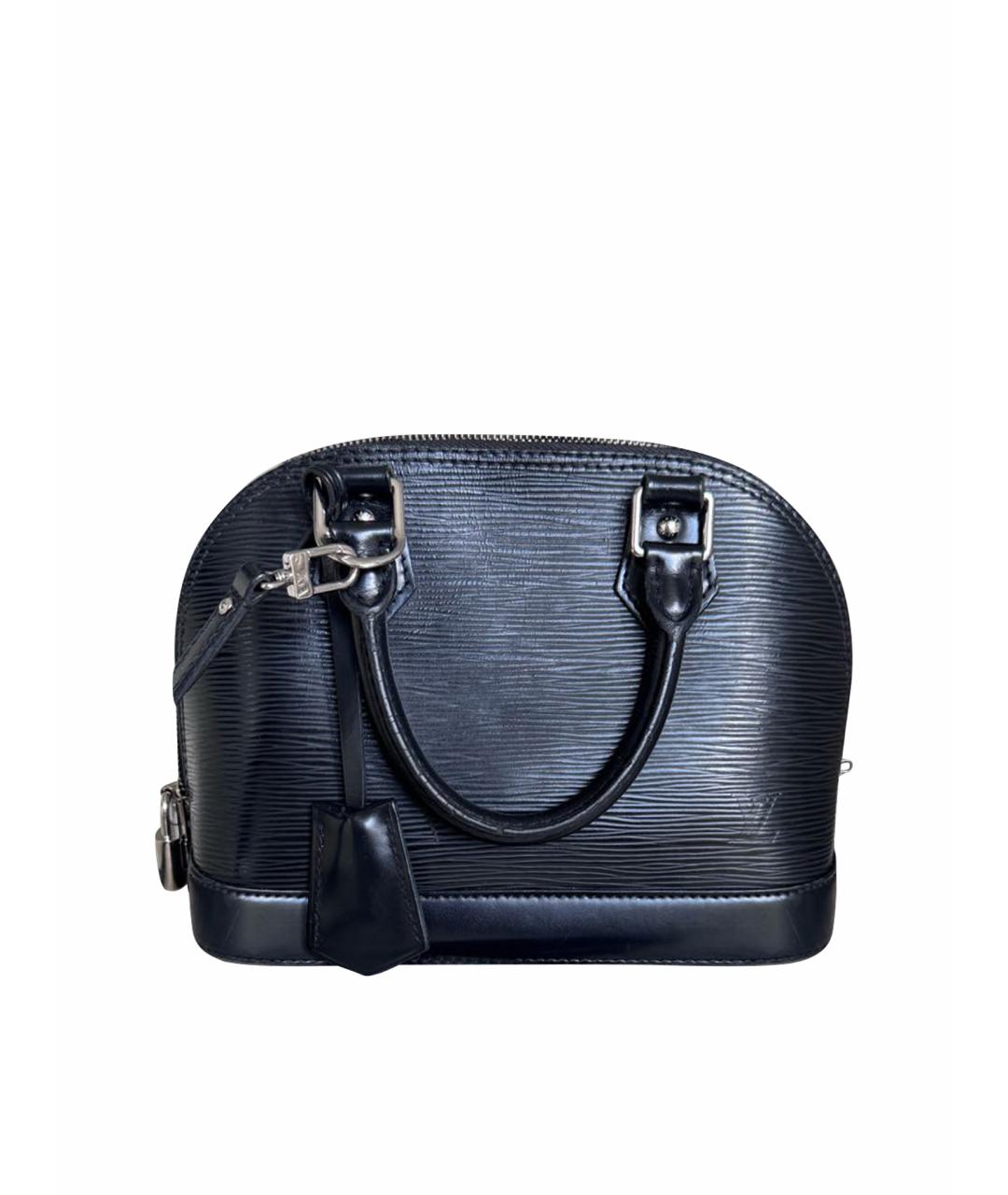 LOUIS VUITTON Черная кожаная сумка через плечо, фото 1