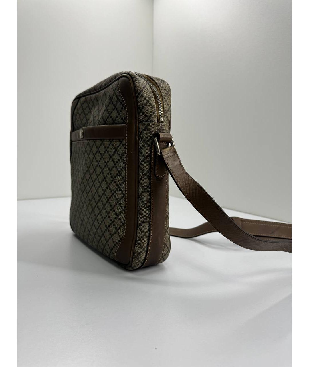 GUCCI Бежевая кожаная сумка на плечо, фото 4