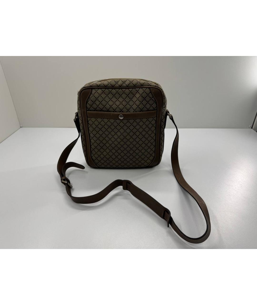 GUCCI Бежевая кожаная сумка на плечо, фото 3