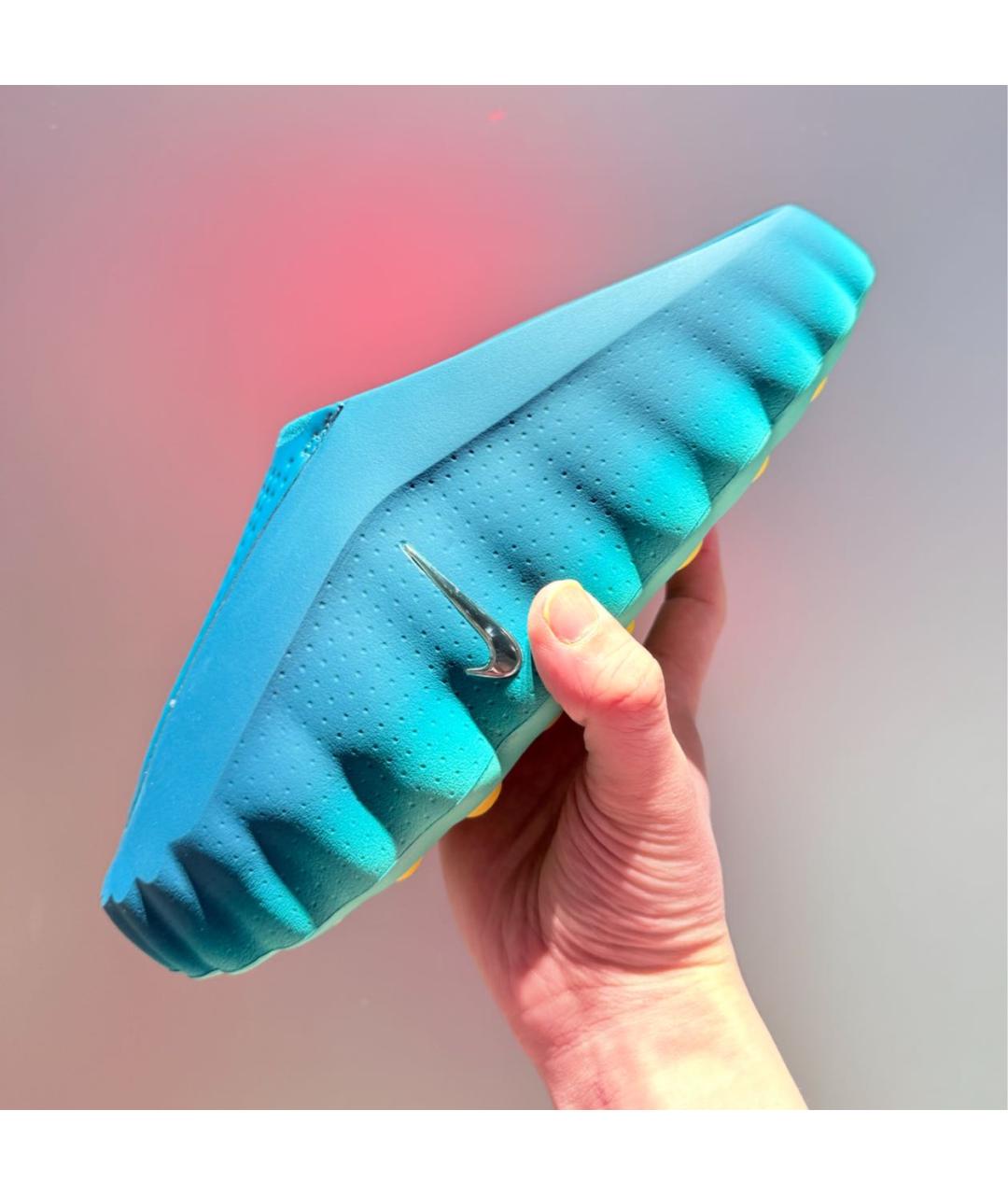 NIKE Зеленые шлепанцы, фото 8