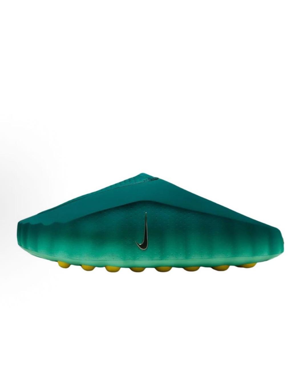 NIKE Зеленые шлепанцы, фото 9