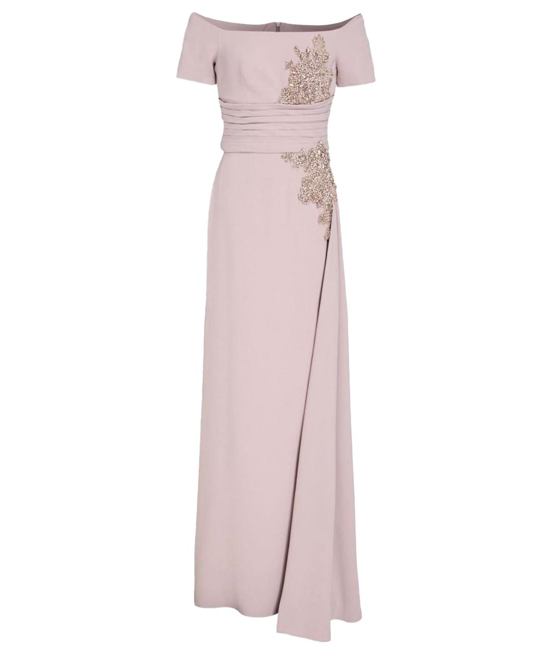 ZUHAIR MURAD Фиолетовое ацетатное коктейльное платье, фото 1