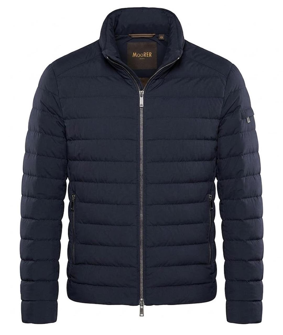 MOORER Темно-синий полиамидовый пуховик, фото 1