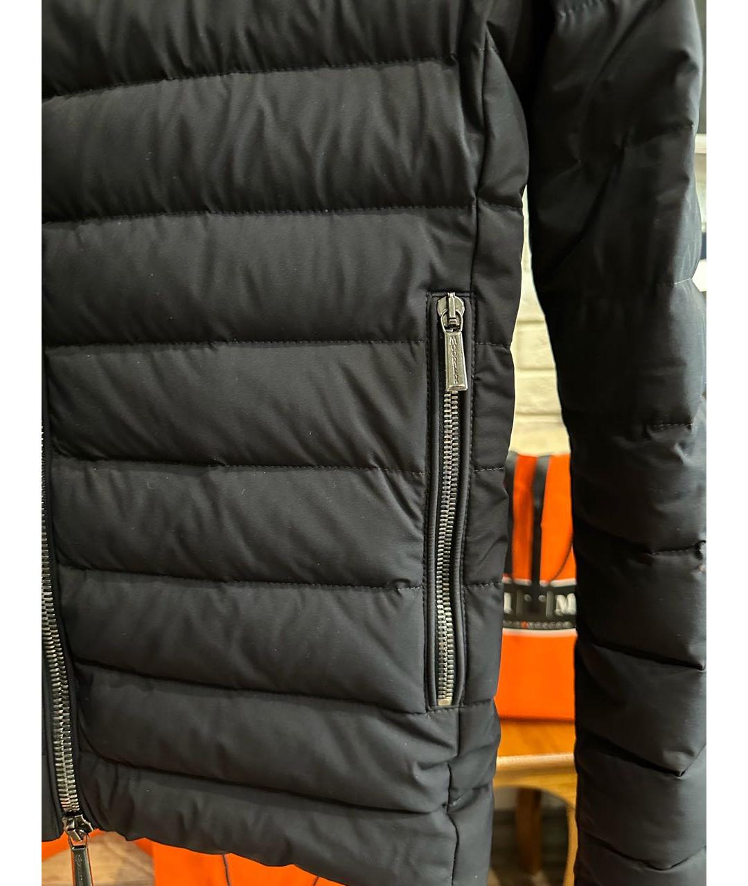 MOORER Темно-синий полиамидовый пуховик, фото 5