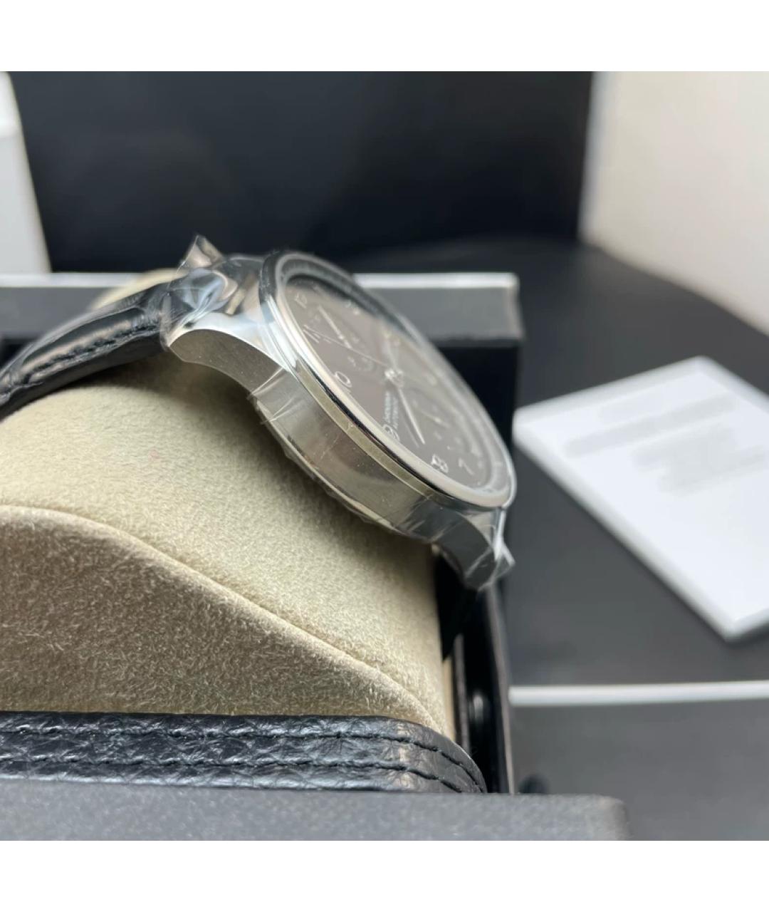 IWC Черные металлические часы, фото 5