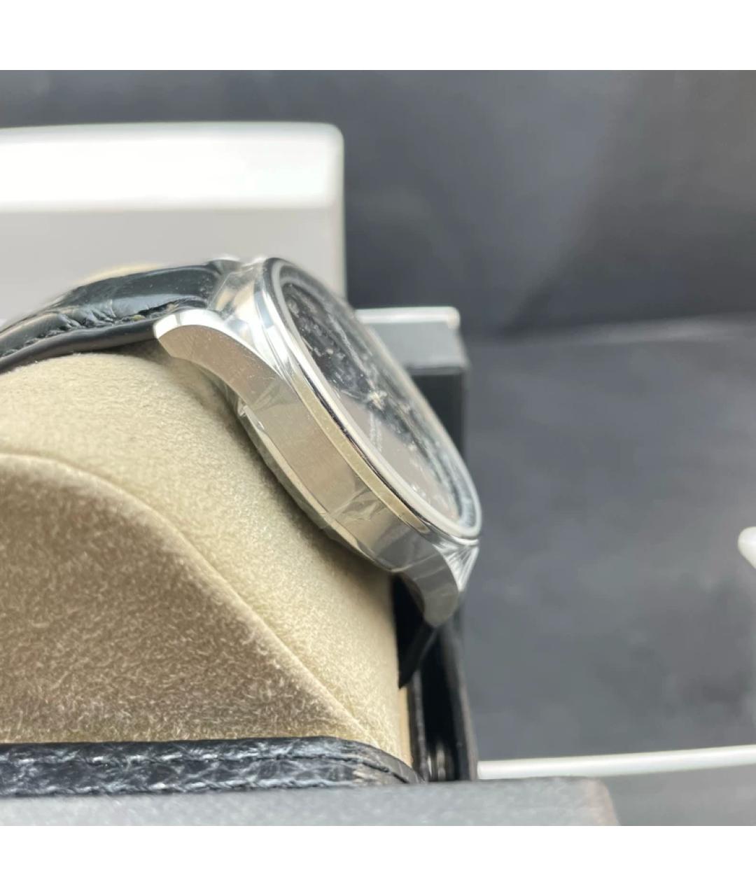 IWC Черные металлические часы, фото 5