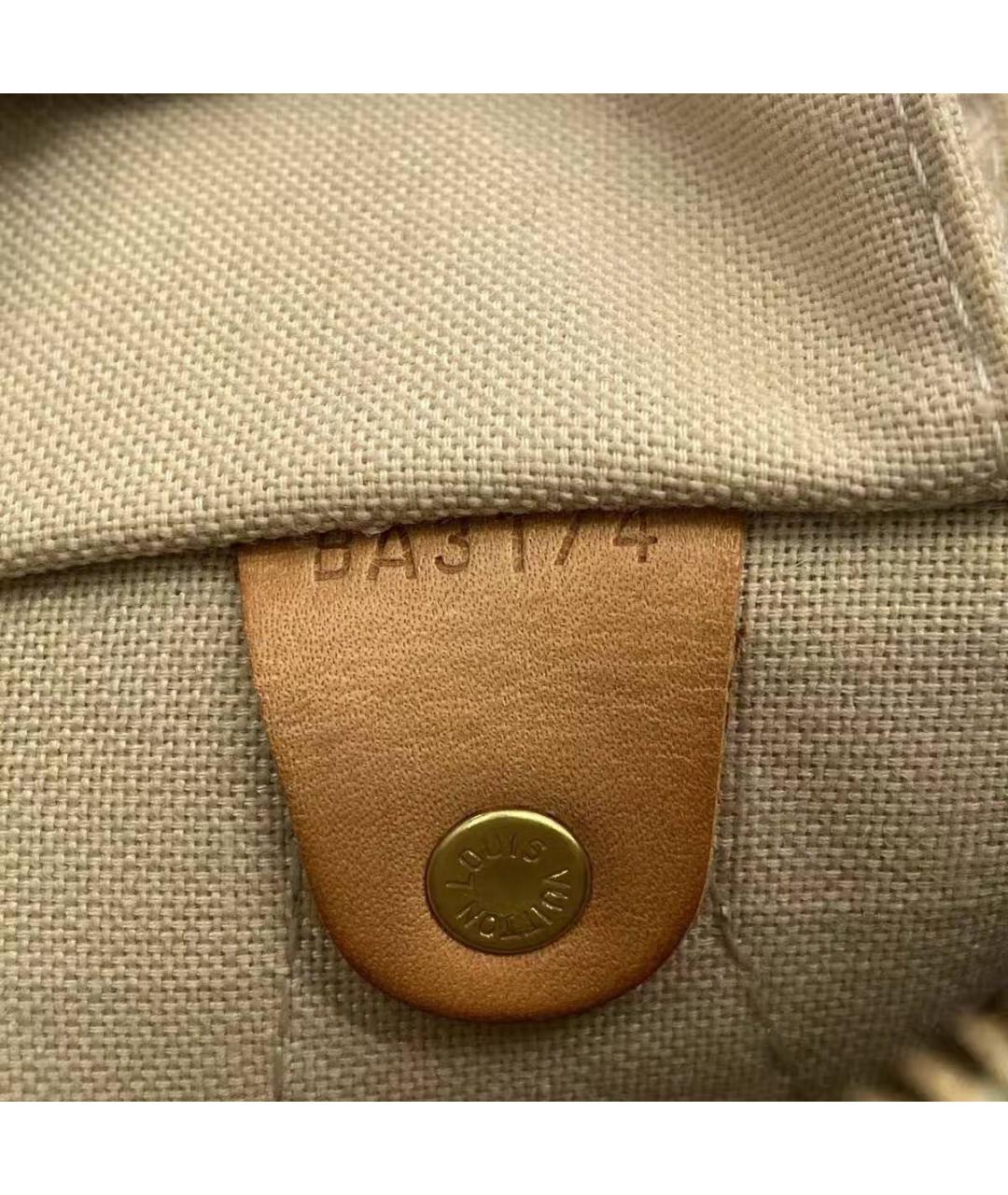 LOUIS VUITTON Белая кожаная сумка с короткими ручками, фото 5