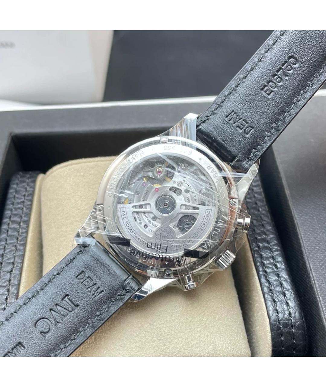 IWC Синие металлические часы, фото 3