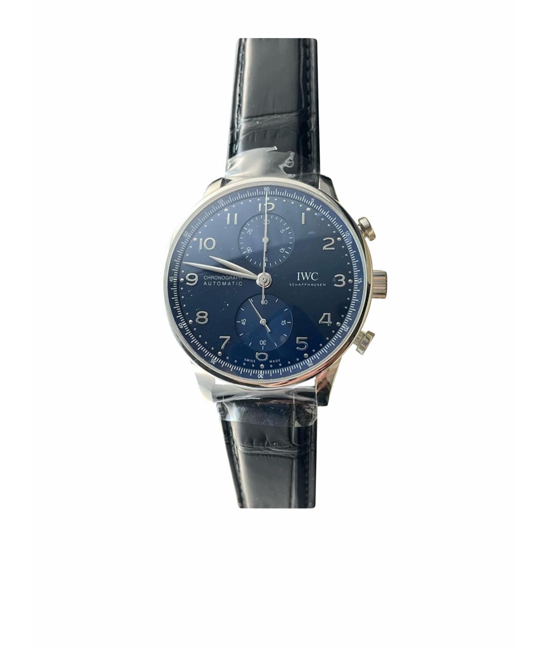 IWC Синие металлические часы, фото 1