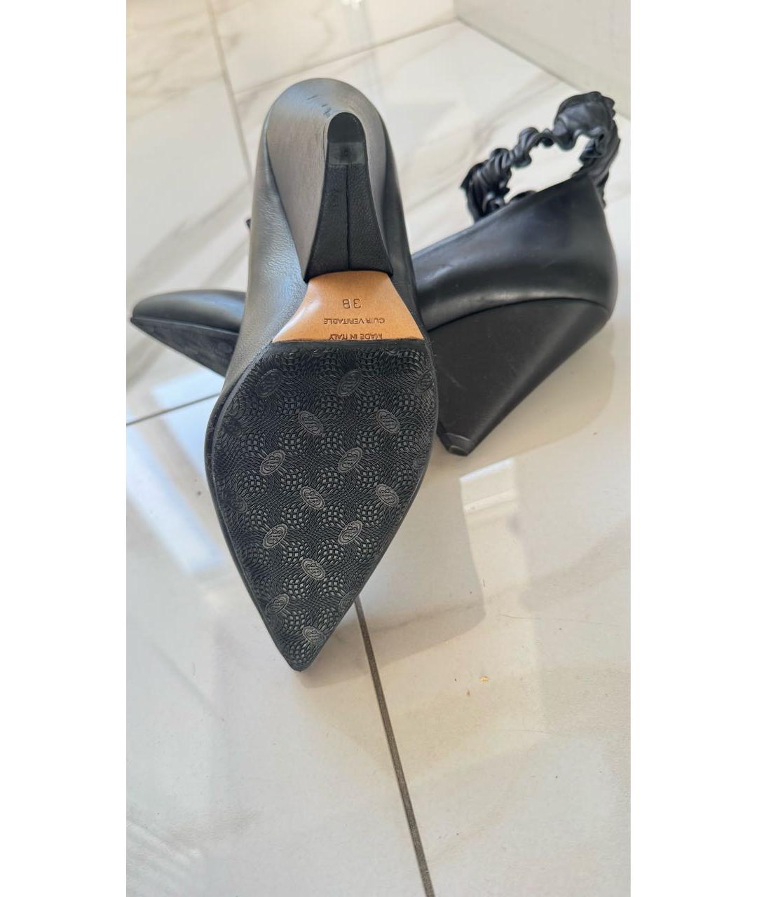 ISABEL MARANT Черные кожаные туфли, фото 3