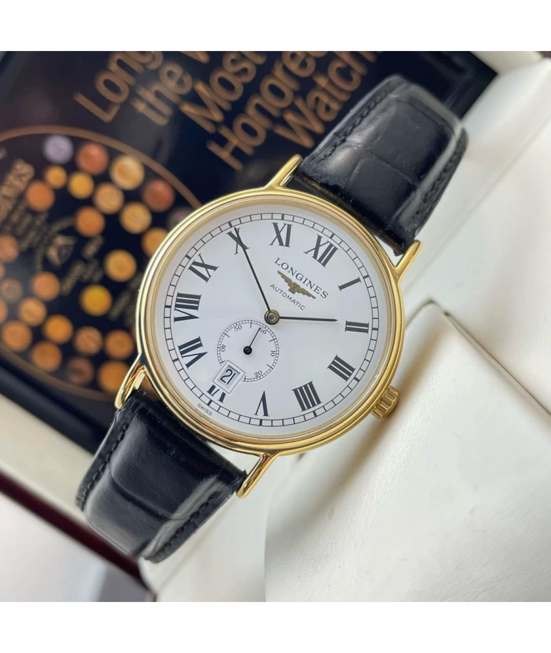 LONGINES Белые металлические часы, фото 7