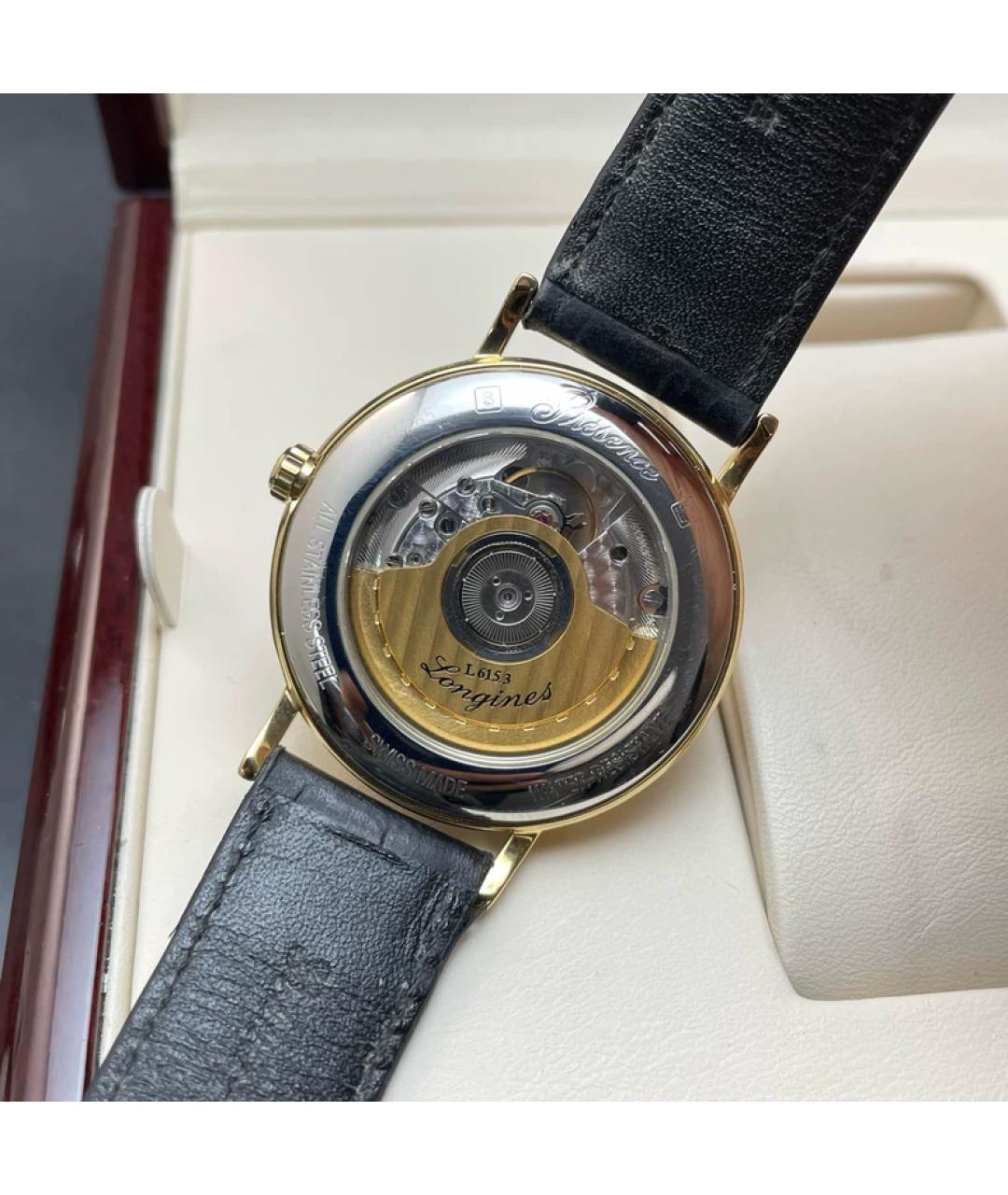 LONGINES Белые металлические часы, фото 4