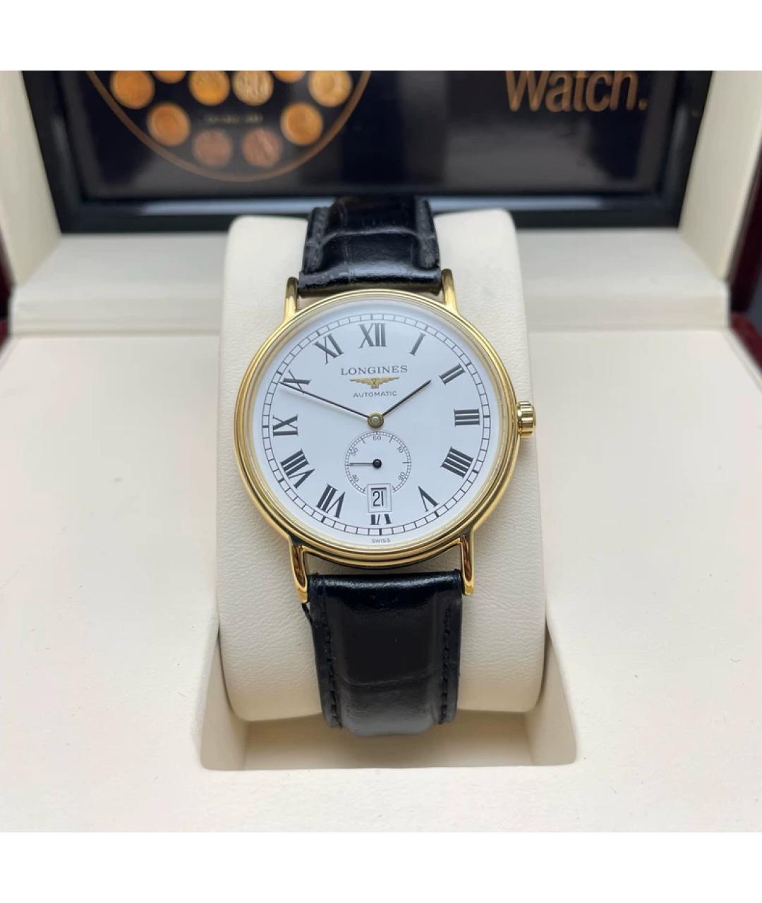 LONGINES Белые металлические часы, фото 9