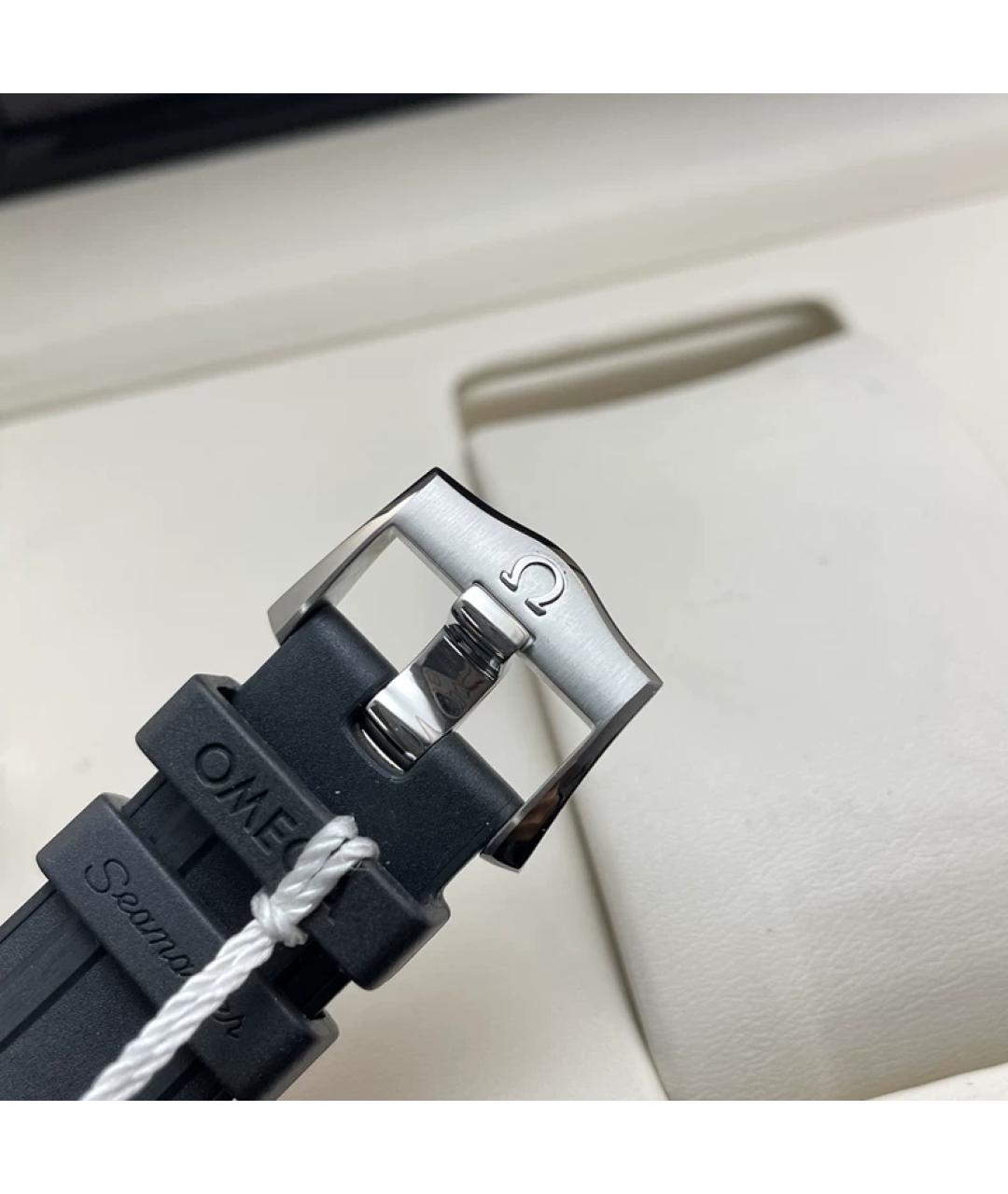 OMEGA Черные керамические часы, фото 6