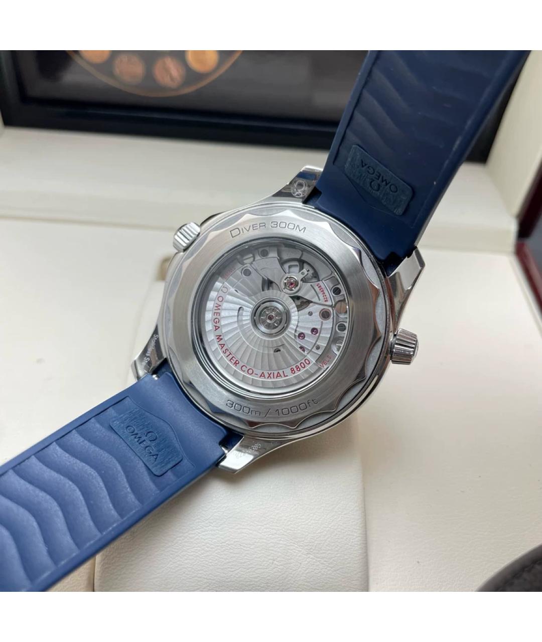 OMEGA Синие керамические часы, фото 4