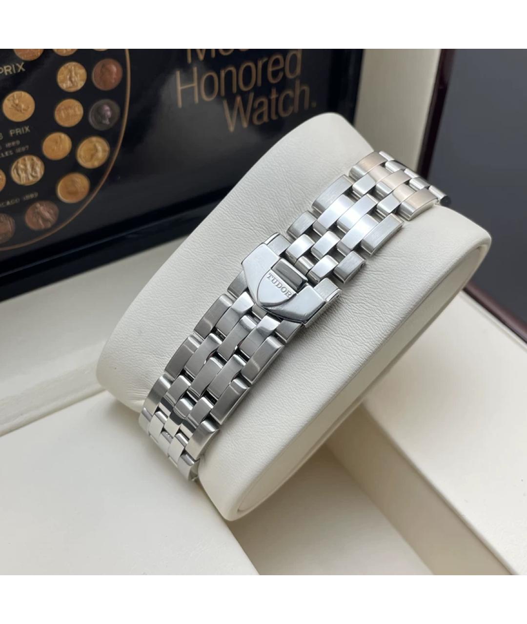 TUDOR Черные металлические часы, фото 7