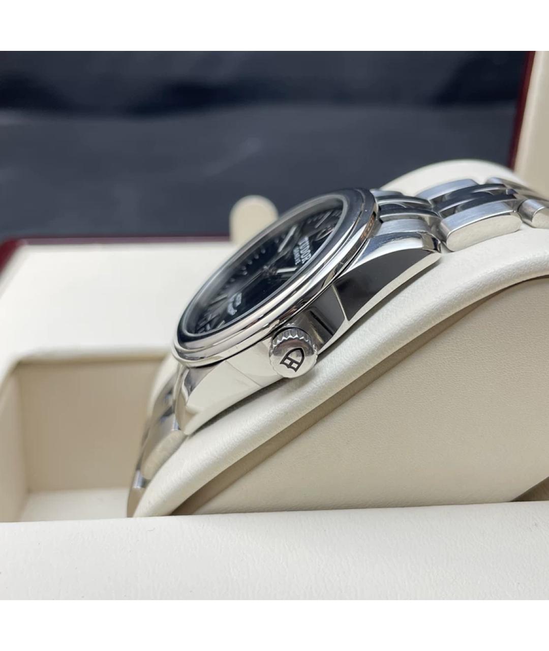 TUDOR Черные металлические часы, фото 5