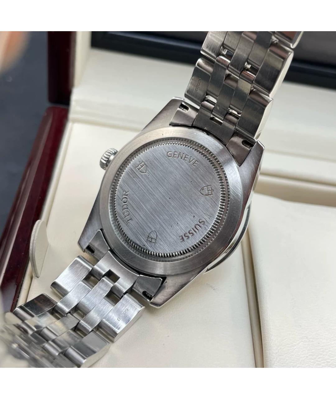 TUDOR Черные металлические часы, фото 4