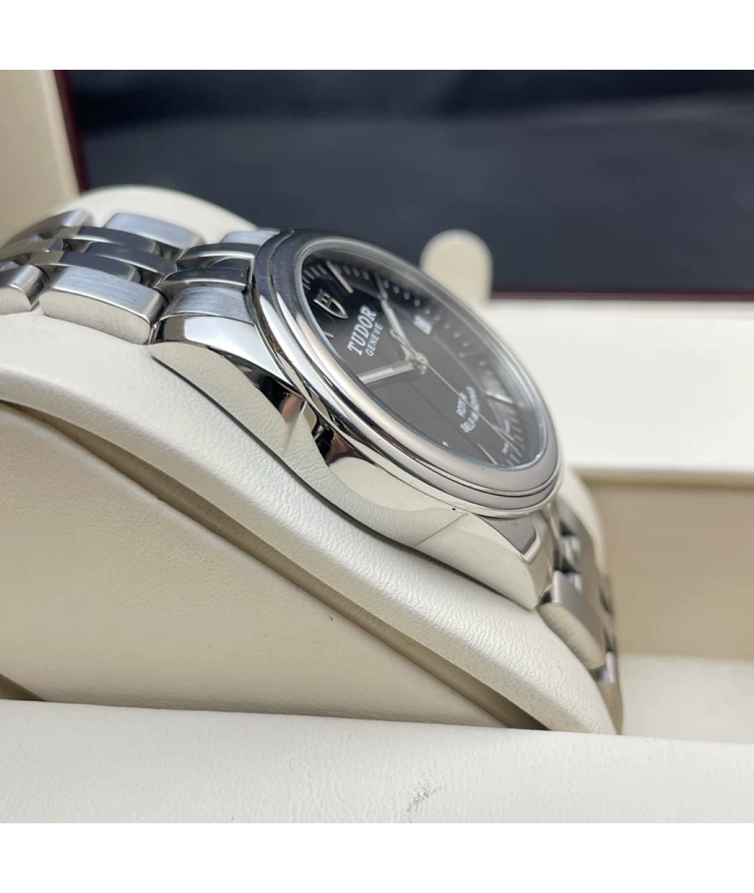 TUDOR Черные металлические часы, фото 6