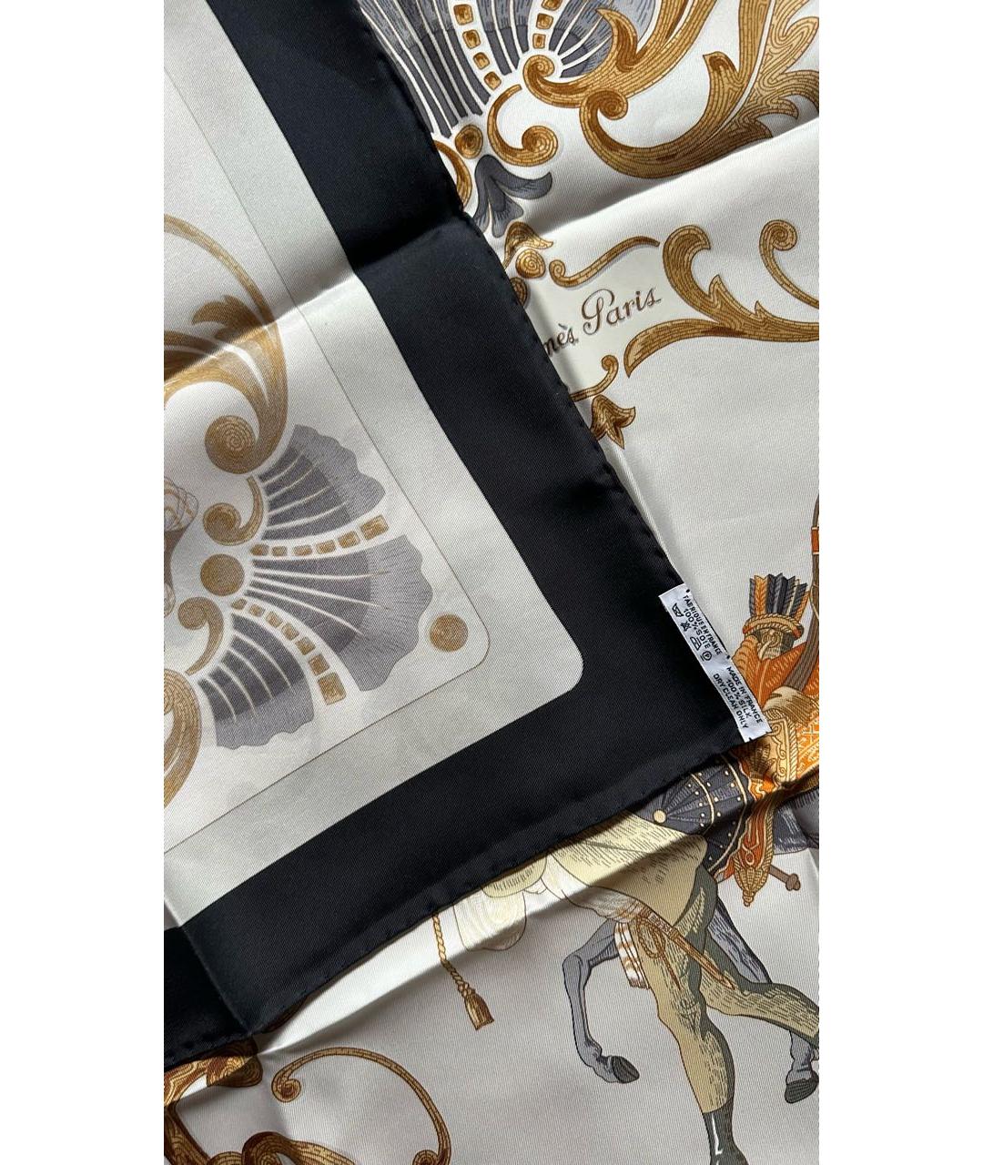 HERMES Мульти шелковый платок, фото 2