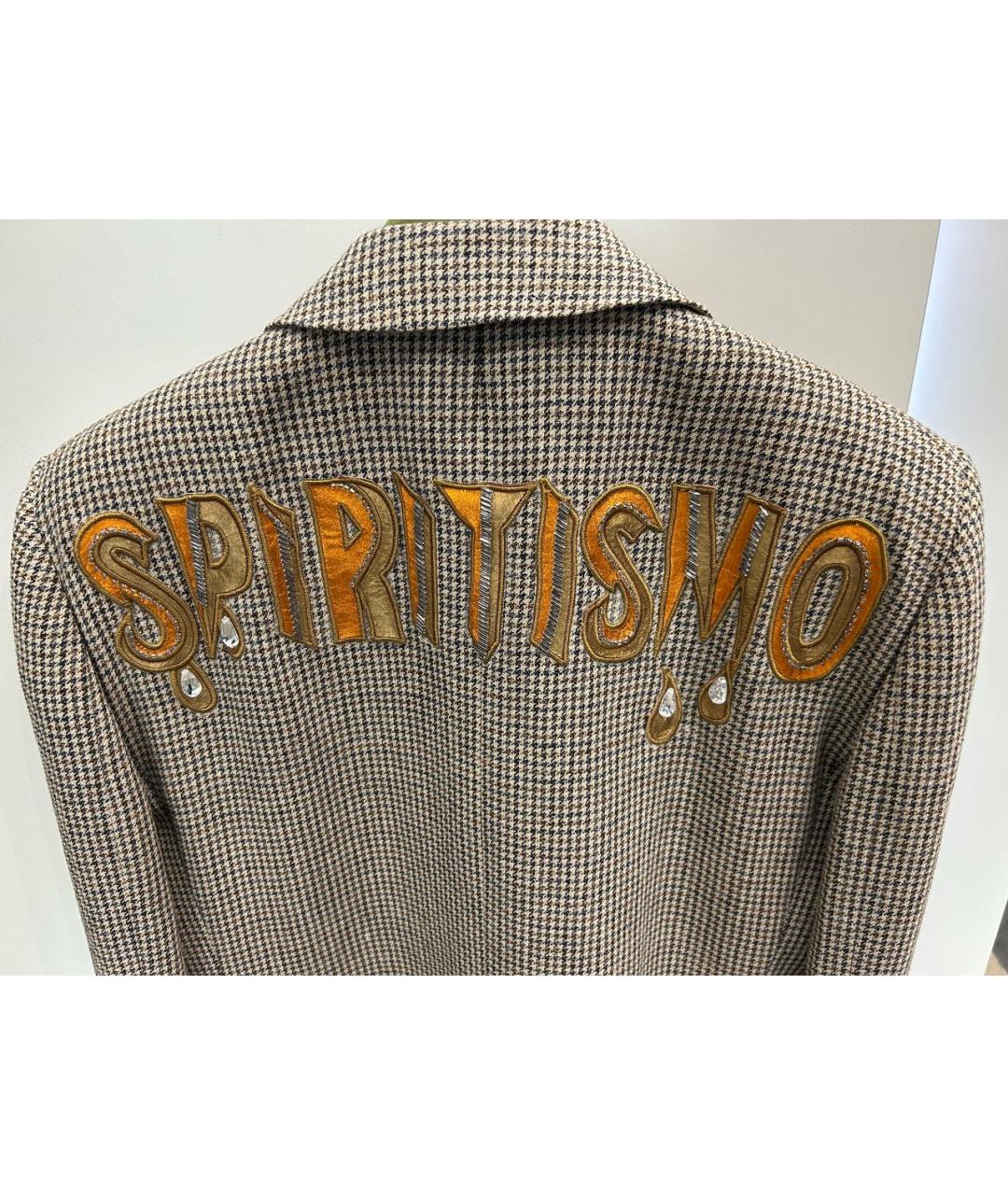 GUCCI Коричневый льняной жакет/пиджак, фото 4