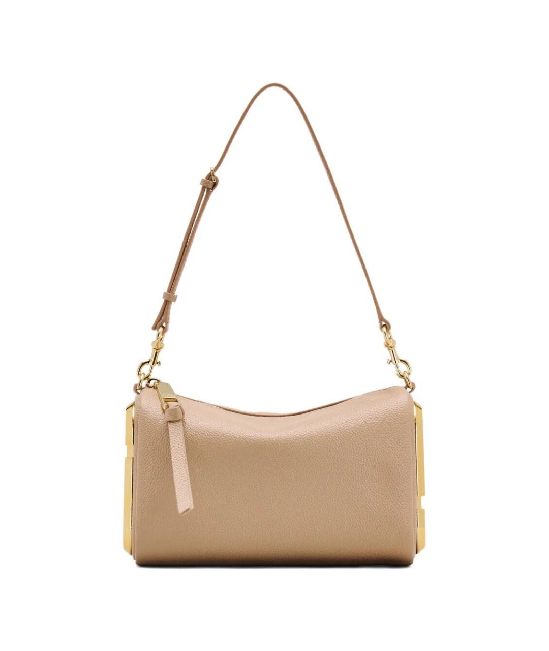MARC JACOBS Бежевая кожаная сумка через плечо, фото 3
